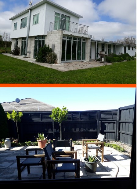 Exterior house paint and fence paint